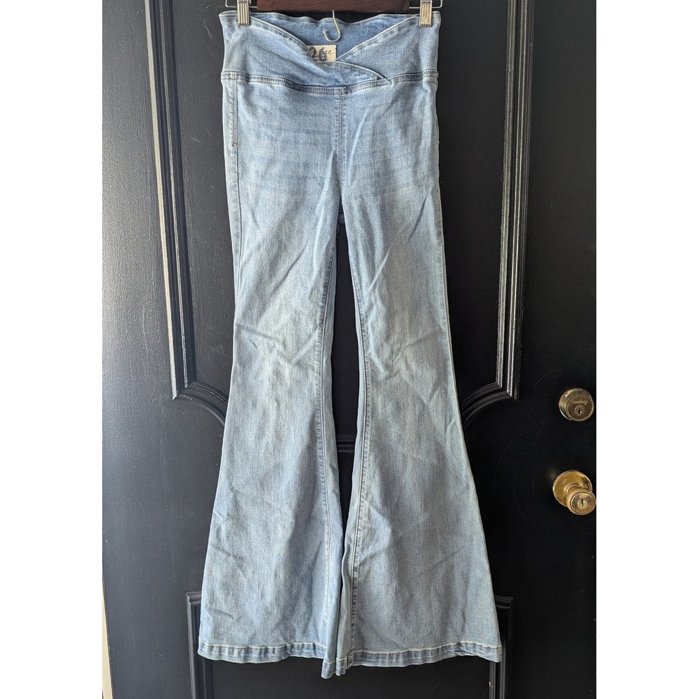 We The Free Light Wash Flare Jeans